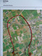 IEPER In 1990 GROTE-LUCHT-FOTO KRUISSTRAAT DIKKEBUS VOORMEZELE KAART 48x67cm ORTHOFOTOPLAN PHOTO AERIENNE LUCHTFOTO R733 - Ieper