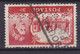 Great Britain Perfin Perforé Lochung 'S&S' 1959 Mi. 336, 5 Sh Queen Elizabeth (2 Scans) - Perfins