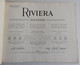 RIVIERA Souvenir De Nice Beaulieu Monaco Monte-Carlo Menton Cannes Antibes Grasse 1901 Giletta Trilingue Gross TBE - Côte D'Azur