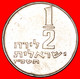 • MENORAH: PALESTINE (israel) ★ 1/2 LIRA 5727 (1967)! MINT LUSTER! LOW START ★ NO RESERVE! - Other - Asia