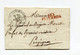 !!! DEPT CONQUIS, 133 SEGRE, MARQUE POSTALE DE PUYCERDA SUR LETTRE SANS TEXTE POUR PERPIGNAN. CERTIF ROUMET - 1792-1815: Veroverde Departementen