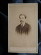 Photo CDV Beaumarchais à Paris - Homme Portrait Nuage, Circa 1870-75 L550-6 - Ancianas (antes De 1900)