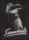 Pub Papier 1947 Automobile Pneu DUNLOP FORT Pneus Voiture Dos Gaine SCANDALE Pin Up Femme  Lingerie Sous Vetements - Werbung