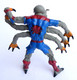 FIGURINE MARVEL TOY BIZ 1995 SPIDER MAN MUTANT - Heroes De Marvel