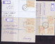 Ireland Registered 1992 Frama From Machines 1 To 10 On Individual Registered Covers, Mostly £1.37 Rate - Automatenmarken (Frama)