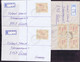 Ireland Registered 1992 Frama From Machines 1 To 10 On Individual Registered Covers, Mostly £1.37 Rate - Automatenmarken (Frama)