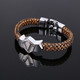 Delcampe - BRACCIALE CREED ASSASSIN'S BRACELET  ARMBAND БРАСЛЕТ PULSERA COLOR SILVER BROWN - Pulseras