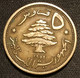 LIBAN - LEBANON - 5 PIASTRES 1955 - KM 21 - Libano