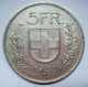 5 F 1953 SUISSE CONFOEDERATIO HELVETICA - Argent Argento Silber Silver - Other & Unclassified