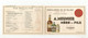 CARTE CARNET PUBLICITAIRE  ANCIENNE  DISTILLERIE DU GRAND OLAN MEUNIER A MERE ET FILS  A VOIRON ISERE  RUE EXPILLY - Reclame