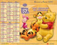 CALENDRIER 2010 ANNEE DE NAISSANCE  Winnie Disney - Grossformat : 2001-...