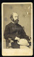 PEST 1865. Ca.  Borsos és Doctor : Jókai Mór , Visit Fotó (ritka, Kis Sérülések) - Other & Unclassified