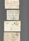 LOT    4  MARQUES POSTALES     2 SCANS - 1801-1848: Précurseurs XIX