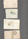 LOT    4  MARQUES POSTALES     2 SCANS - 1801-1848: Précurseurs XIX