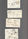 LOT    4  MARQUES POSTALES     2 SCANS - 1801-1848: Precursors XIX