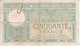 BILLETE DE MARRUECOS DE 50 FRANCS DEL AÑO 1931 (BANKNOTE-BANK NOTE) - Morocco