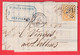 N°21 GC 2818 PERPIGNANS PYRENEES ORIENTALES POUR LE PERTHUS CAD TYPE 22 AU DOS - 1849-1876: Klassik