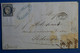 S10 FRANCE BELLE LETTRE 1851 BORDEAUX  POUR PODENSAC + N 4 + AFFRANCHISSEMENT  INTERESSANT - 1849-1850 Cérès