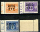 Trieste 1947 Tasse. 1 - 4 MNH Cat € 70 - Portomarken