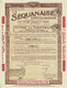 Titre Ancien - La Séquanaise - Société Anonyme Pour Favoriser L'Economie Et L'Epargne - Titre De 1936 - - Banco & Caja De Ahorros