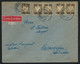 Bavaria 1920 Registered Letter From Würzburg Franked With 20 On 3pf Yellow-brown Single + Two Pairs, MiNr. 177 II - Other & Unclassified