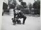 2. Weltkrieg WW2 Original Foto Soldat Der Wehrmacht / Marine / Matrose In Ausgehuniform Mit Kleinem Hund - War, Military