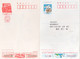 Lot De 2 CP : Carte Bonne Année 2002 (non-voyagé) & Carte De Vœux D'Été 2008 (voyagé) Avec Loto - Lottery Stamps