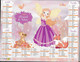 CALENDRIER 2021  PRINCESSE - Tamaño Grande : 2001-...