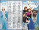 CALENDRIER 2017  LA REINE DES NEIGES  DISNEY - Big : 2001-...