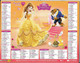 CALENDRIER 2016  PRINCESSES  DISNEY Paillettes En Relief Robe Texte Et Mois - Grand Format : 2001-...