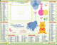 CALENDRIER 2017  NAISSANCE WINNIE L'OURSON  DISNEY - Big : 2001-...