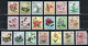 Ruanda 1953 Mi 133-151 Flora - MNH-MLH - Ungebraucht