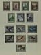 Sammlung Postfrisch In 2 SAFE-Vordruckalben, Mit Wiener- Und Grazer-Aufdruck, Den Normalmarken 1945-90, Sowie Den Renner - Colecciones