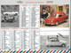 CALENDRIER 2019  VOITURES  Citroen, Renault, Peugeot, Fiat Et Simca - Tamaño Grande : 2001-...