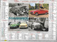 CALENDRIER 2018  VOITURES Renault, Citroen, Peugeot Et Simca - Grossformat : 2001-...