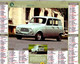 CALENDRIER 2008  VOITURES  Citroen DS 19 1956 Et Renault R3 (prototype 4L) 1961 - Tamaño Grande : 2001-...