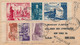 LETTRE SERIE 331/336 POSTE AERIENNE MONACO VILLE NEW-YORK COVER - Brieven En Documenten