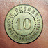 Beau Jeton De Nécessité "10 Centimes H. Pussey - 20 Rue De La Banque - Paris" French Emergency Token - Monetary / Of Necessity