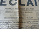 1916  L'ÉCLAIR   :  La Guerre Sur Tous Les Fronts ; Héroïque Caporal Michel Martin De Fitou; Listes Noires Aux USA ; Etc - Testi Generali