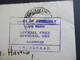 Afrika / Süd - Afrika 1950er Jahre Stempel House Of Assembly Cape Town Official Free Volksraad / Houses Of Parliament - Cartas