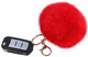 PORTACHIAVI POMPON ROSSO RED ROUGE  MORBIDO ANTISTRESS KEY-RING B4 - Otros & Sin Clasificación