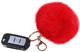 PORTACHIAVI POMPON ROSSO RED ROUGE  MORBIDO ANTISTRESS KEY-RING B4 - Other & Unclassified