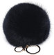 PORTACHIAVI POMPON NOIR BLACK NERO  MORBIDO ANTISTRESS KEY-RING B4 - Otros & Sin Clasificación