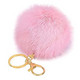 PORTACHIAVI POMPON ROSE  PINK  ROSA  MORBIDO ANTISTRESS KEY-RING B4 - Otros & Sin Clasificación