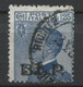 REGNO 1924 B.L.P. 25 C. III TIPO SASSONE N. 8  USATO FIRMATO RAYBAUDI - BM Für Werbepost (BLP)