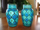 MAROC SAFI PAIRE DE VASES EN CERAMIQUE ORIENTALE SIGNEE - Oosterse Kunst