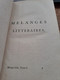 Mélanges Littèraires 3 Tomes VOLTAIRE Société Littèraire-typographique 1785 - Altri & Non Classificati