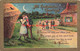 325275-Halloween, Gottschalk No 2171-2, Young Couple Approaching A Giant Haystack - Halloween