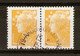 2008 Marianne De Beaujard Paire N°4226 (Superbe Variétés Phosphore Tenant à Quasi Normale) - Used Stamps