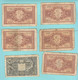 Italia Luogotenenza 5 + 10 Lire 1944 Banconote Luogotenenza Umberto II° - Italia – 5 Lire